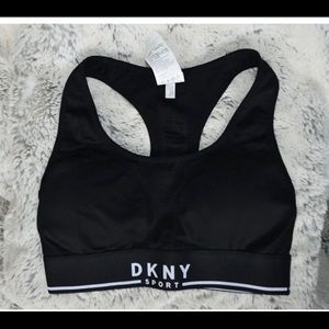 DKNY SPORT S WOMEN’S BRA IN BLACK EXCELLENT CONDITION REMOVABLE PADS, S